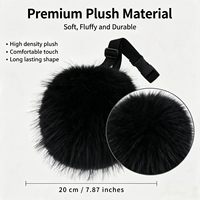 Queue de lapin en fausse fourrure détachable en gros, accessoire de cosplay en peluche pour Halloween, carnaval, fête d'anime, décoration de costume