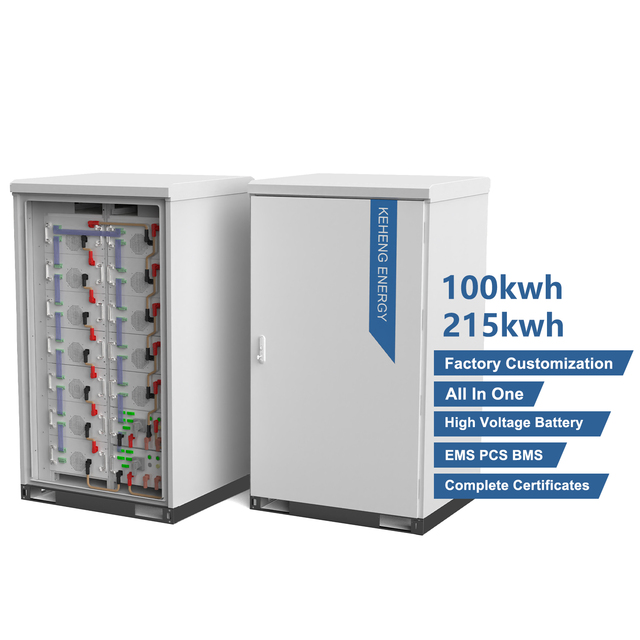 200Kwh Industry Commercial Lithium Batteries  1mwh 215Kwh Container Lifepo4 High Voltage Solar Energy Storage Battery System