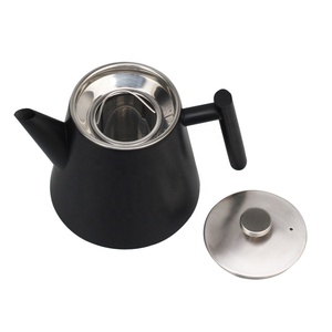 1.0L Capacity, Double Wall Stainless Steel Teapot with Removable <b>Filter</b>, Stainless Steel Tea <b>Kettle</b> - Product Image 5