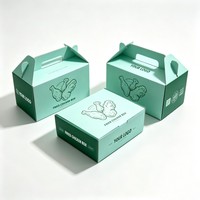 Boîte d'emballage en papier biodégradable de qualité alimentaire, personnalisable, en gros, pour poulet frit, hamburgers, sandwichs, saucisses, frites