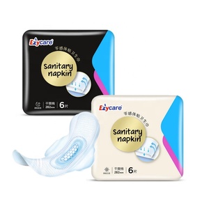 Échantillons gratuits OEM serviettes hygiéniques en copeaux <span class=keywords><strong>de</strong></span> charbon <span class=keywords><strong>de</strong></span> bambou feuille arrière respirante ultra fine <span class=keywords><strong>couche</strong></span> d'acquisition bleu herbe - Product Image 2