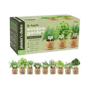 9 Herb Intérieur <span class=keywords><strong>Fenêtre</strong></span> Jardin Plante Kit Démarreur Unique Pâques Idées Cadeaux pour Femmes pour Extérieur Maison Jardinage Pots De Fleurs Jardinières - Product Image 1
