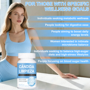 Cápsulas Herbales Naturales <span class=keywords><strong>Candida</strong></span> Cleanse, 60 Unidades, Apoyo a la Función Intestinal, Mejora la Salud del Cabello, Uñas y Piel, Suplemento de Desintoxicación Intestinal - Product Image 1