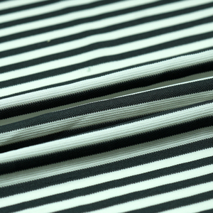 Chất lượng cao 100% polyester 152 GSM thân thiện với môi Stretch sọc vải dệt kim 165 cm in vải cho Lót túi cho - Product Image 3