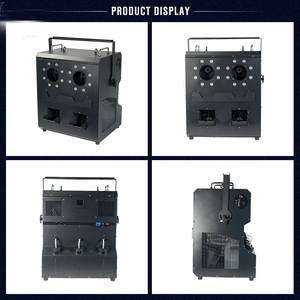 Proiettore a Fascio RGBW 1500W a 2 Vie e Luci Moving Head LED con Macchina Fumo e Bolle 3-in-1 Effetto DMX512 Controllo IP20 per Matrimoni DJ - Product Image 2