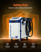 Nueva Máquina de Soldadura, Corte y Limpieza Láser de Fibra 3 en 1 para Acero Inoxidable y Aluminio, Portátil y Refrigerada por Agua