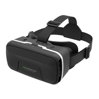 Lunettes VR SHINECON avec coque amovible, adaptées aux smartphones de 7 pouces, HD 2K, les meilleures lunettes VR