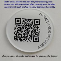 Étiquettes et panneaux de table en acrylique avec code QR, panneau en acrylique personnalisé avec code QR et ruban adhésif, panneau commercial en acrylique avec code QR, présentoirs QR