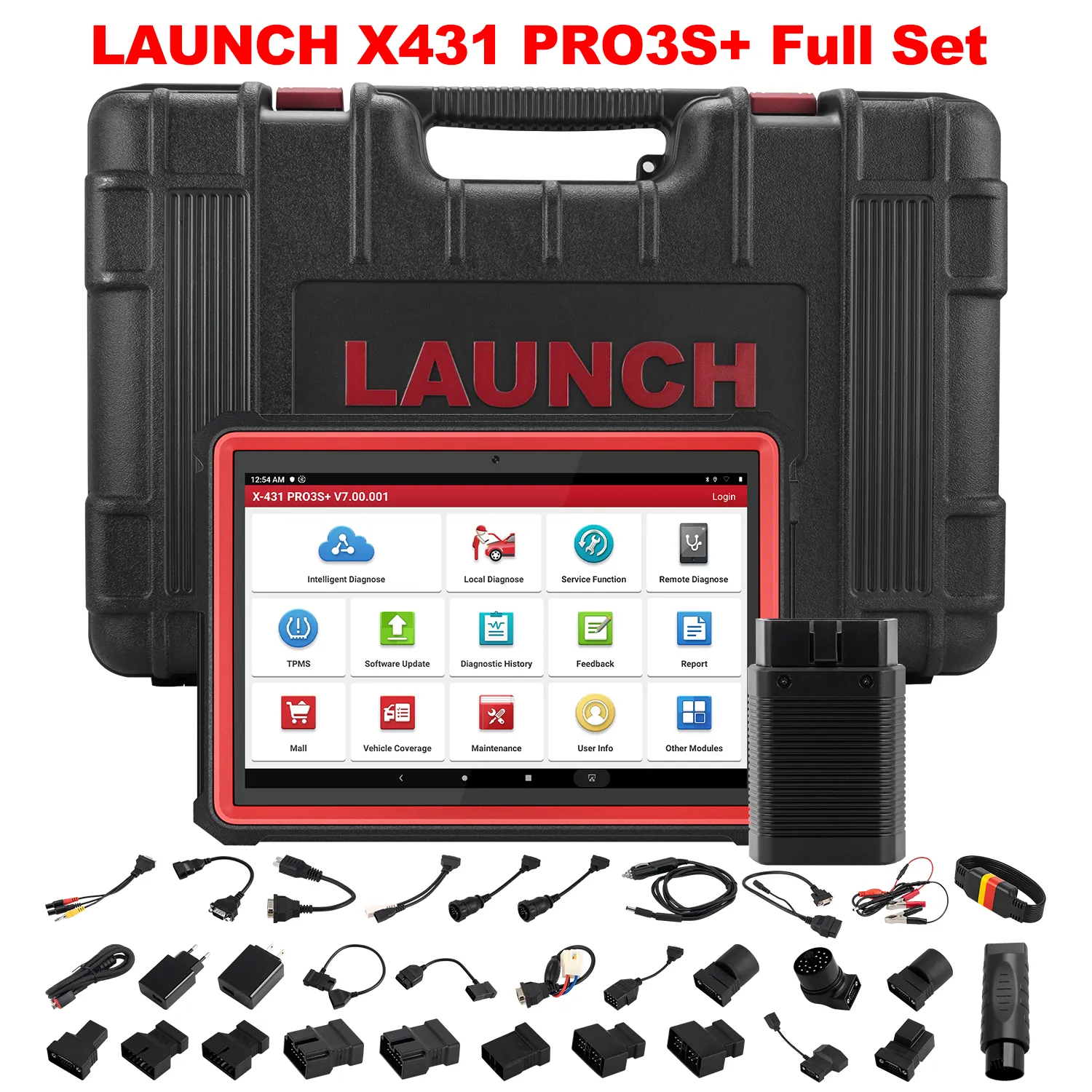 Full system ECU Coding For launch X431 pro3s+ universal Diagnostic scanner Tools