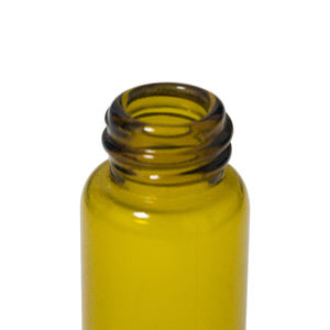 Viales de aceite esencial de lujo de tamaño de viaje 1mL 2ml 3ml 5ml 10ml tapón de rosca cuidado de la piel serigrafiado botella cuentagotas de vidrio ámbar transparente - Product Image 3