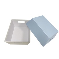 Panier-cadeau en carton coloré en forme de trapèze ouvert pour l'emballage alimentaire, sushis, aliments pour bébés, bonbons, vin, chocolat, fruits et légumes