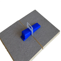 Système de nivellement de carreaux en plastique moderne SHURUI SR facile à utiliser 1,0-3,0 mm, clips de construction pour revêtements de sol, outils et accessoires pour carreaux