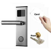 Sistema de Cerradura de Puerta con Tarjeta RFID Estándar Estadounidense, con Software de Gestión Gratuito