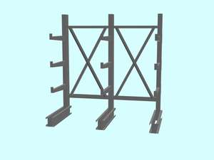 Rivestimento di potenza nuovo Rack di stoccaggio a mensola Rack magazzino - Product Image 4