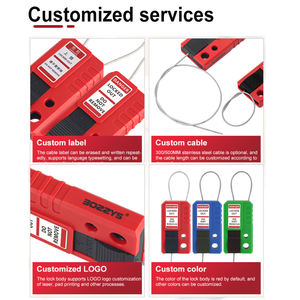 Serrure de câble en acier inoxydable micro BOZZYS de 1,5 mm pour conteneurs logistiques, transport maritime, identification et sécurité - Product Image 3