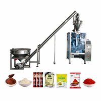 Machine d'emballage verticale automatique de poudre avec remplisseur à vis sans fin pour épices, assaisonnements, piments, sel et aliments