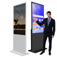 Señalización Digital Ultrafina para Centros Comerciales, 43/49 Pulgadas, Sistema Dual Android/Windows, CMS Integrado, Publicación de Videos/Imágenes, en Oferta