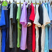 Approvisionnement direct usine : Lots en gros de t-shirts décontractés d'été d'occasion pour hommes (modèles et designs variés)