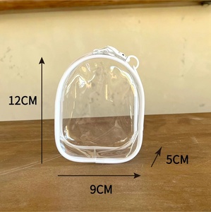 Bolsa Transparente de PVC para Joyas, Llavero Portátil, Estuche de Almacenamiento con Cremallera para Coleccionables, Colgante para Caja Sorpresa - Product Image 6