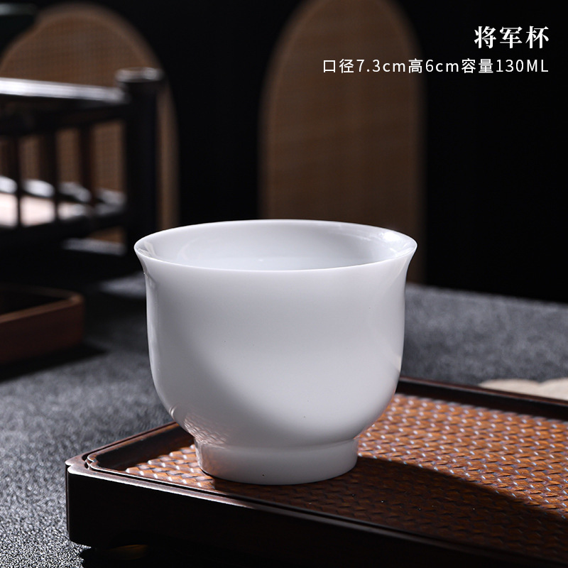 Ice type sheep fat jade-general cup