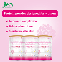 Poudre de peptides de collagène de peau d'âne OEM & ODM avec dattes rouges, rose et fucoidane ferrique pour la santé des femmes