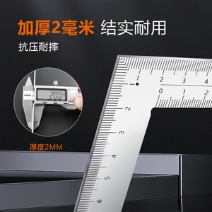Casillas Mini Right Angle Ruler 15 Cm Stainless Steel High Precision Woodworking Leather Measuring Tool - Product Image 3