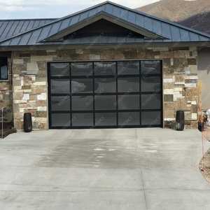 Sunnysky Portes <span class=keywords><strong>de</strong></span> <span class=keywords><strong>garage</strong></span> électriques Portes <span class=keywords><strong>de</strong></span> <span class=keywords><strong>garage</strong></span> en aluminium pour maisons Sectionnel électrique bon marché Métal Verre Acier inoxydable Moderne - Product Image 3