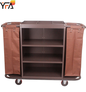 Carrito <span class=keywords><strong>de</strong></span> <span class=keywords><strong>Limpieza</strong></span> <span class=keywords><strong>de</strong></span> Alta Calidad para Hoteles, Carrito <span class=keywords><strong>de</strong></span> Servicio <span class=keywords><strong>de</strong></span> <span class=keywords><strong>Limpieza</strong></span> con Pintura <span class=keywords><strong>de</strong></span> Hierro para Suministros <span class=keywords><strong>de</strong></span> Hotel, Carrito para Ropa <span class=keywords><strong>de</strong></span> Cama - Product Image 2