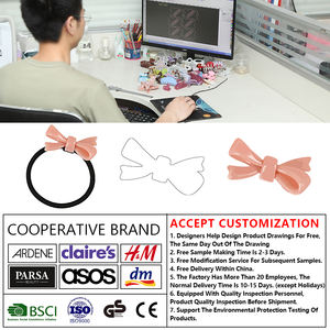 Nouveaux chouchous de Noël de style européen et américain, tendance, surdimensionnés, écologiques et personnalisables pour femmes, pour mariage - Product Image 3