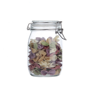 Bán Sỉ Lọ Thủy Tinh Kín Tùy Chỉnh Nắp Kẹp Trên Đỉnh - Product Image 2