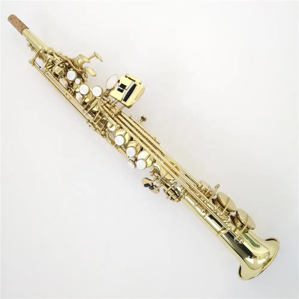 Akzeptieren OEM professionelle messing material Eb schlüssel sopranino saxophon