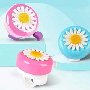 Multi-color Kids Funny Bicycle Bell Daisy Flower Horns Bike Children Girls Cycling Ring Alarm For Handlebars Alloy Plastics Hot - Product Image 2