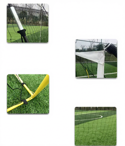 Ensemble de buts de football pour enfants, filet de football pliable léger avec sac de transport - Product Image 5