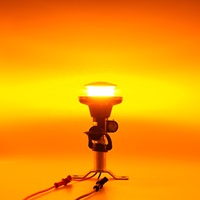 SMBX Fabrik-Bestseller Superflaches 12V 15W 86x138mm LED-Warnlicht für Autos ECE R65 R10 IP66 Stroboskop-Leuchte Bernsteinfarbenes Warnlicht