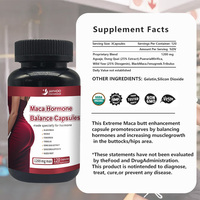 Cápsulas de Maca para Aumento de Glúteos y Energía para Mujeres Adultas, Marca Privada OEM