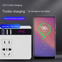Convertisseur de puissance multifonctionnel universel de chargeur d'onduleur de voiture de 12V/24V 110V/220V pour la charge de téléphone portable nouveau pour des camions