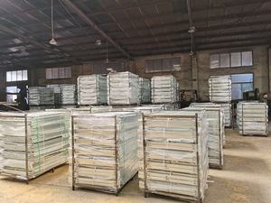 Katlanır istifleme depo depolama özelleştirilmiş metalik toz kaplama dayanıklı çelik tel kafes ahşap palet ile - Product Image 5