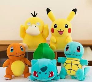 Giocattoli di Peluche <span class=keywords><strong>Po</strong></span> Ke Men di Alta Qualità a Prezzo di Fabbrica, Giocattoli per Bambini in Poliestere con Imbottitura in Cotone PP, 8-13 Anni, 25cm - Product Image 1