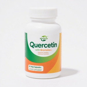 Cápsulas de Quercetina y Bromelina al por Mayor, Suministro de Fábrica de Cápsulas de Quercetina con Bromelina - Product Image 1