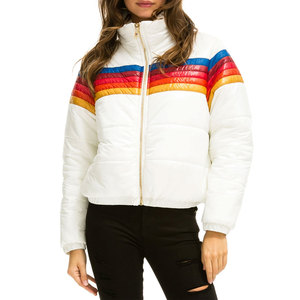 Vestes matelassées coupe-vent personnalisées en gros, qualité supérieure, nouvelle collection hiver, manches longues, pour femmes, avec étiquette privée - Product Image 4