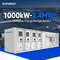 Système de stockage d'énergie Voltanest OEM BESS LiFePO4 en conteneur 1MWH 2.4MWH 5MWH 500KW1000kW Protection IP54