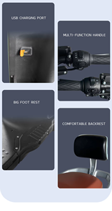 Scooter Elettrico <span class=keywords><strong>King</strong></span> 60V per Adulti, Ideale per Salite e Corse, Moto da Turismo per Consegne - Product Image 3