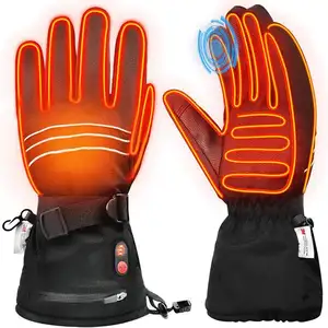 Electrical Battery Heated Gloves for Women Men Touchscreen Heat Ski Bike Motorcycle Heating Gloves