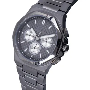 Multifunctional imported movement men watch luxury oem watch custom logo quartz watch