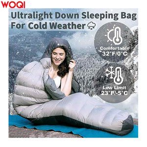 WOQI Ultra Light 700g Lleno Cálido Mamá Mochila Saco <span class=keywords><strong>de</strong></span> dormir Adecuado para clima frío - Product Image 5