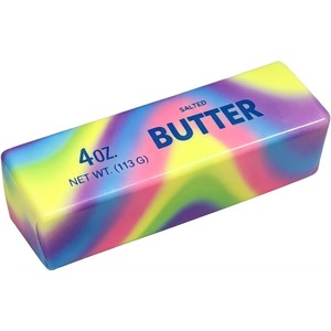 Juguete Antiestrés en Forma de Barra de Mantequilla, de Rebote Lento, Bonito y Portátil, para Aliviar la Ansiedad y el Estrés en Adultos - Product Image 1