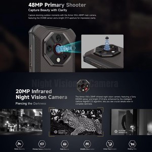 สมาร์ทโฟน Ulefone Armor X16 รุ่นทนทาน แบตเตอรี่ 10360mAh หน่วยความจำ 128GB หน้าจอ 120Hz ขนาด 6.56 นิ้ว รองรับ NFC ระบบปฏิบัติการ Android 15 กล้องกลางคืน 48MP รองรับ 4G - Product Image 4