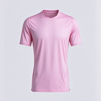 Großhandel 26/27 Klassisches Rosa Fußballtrikot, Individuelles Logo Heißes Fußballshirt, Herren Schnelltrocknend Atmungsaktiv USA-Stil Sporttrikot