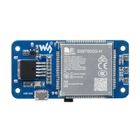 SIM7600G-H 4G HAT (B) para Raspberry Pi-LTE Cat-4 4G/3G/2G, Placa de Desarrollo M2M/IoT con Posicionamiento GNSS de Banda Global