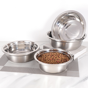 Paslanmaz çelik yem kasesi evcil hayvan Metal içme kase köpek kedi maması ve su kasesi - Product Image 4